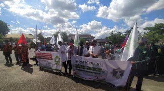 Koalisi Anak Negeri Anti Komunisme Unjuk Rasa Tolak RUU HIP