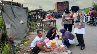 Satgas Aman Nusa II Tahap 4 Polda Jambi Lakukan Patroli Penerapan Protokol Kesehatan