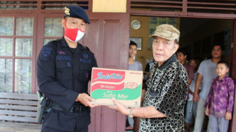 Brimob Jambi Salurkan Bantuan Sembako ke Panti Asuhan Sosial Anak YKA Kota Jambi