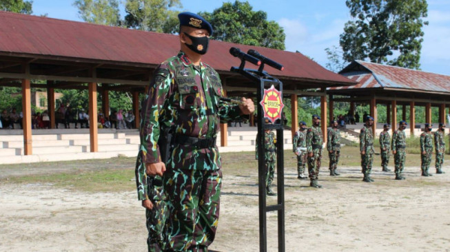 Dansat Brimob Polda Jambi Tutup Latganda Bintara Remaja Satbrimob Polda Jambi