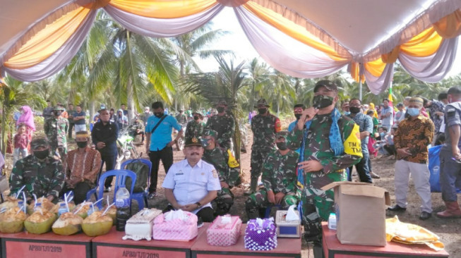 Mayjen TNI Arif Rahman : Luar Biasa Sambutan Warga Desa Labuhan Pering
