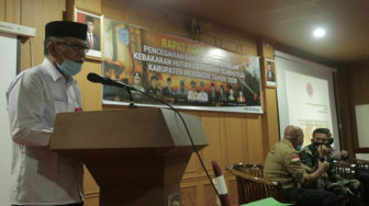 Pj Sekda Merangin Buka Rakor Karhutla