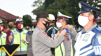 440 Personel Polda Jambi Dikerahkan untuk Membentuk Budaya Tertib Berlalu Lintas