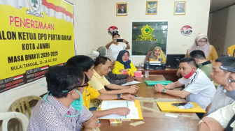 Kandidat Calon Ketua Golkar Kota Jambi Kembalikan Formulir, Endria Kekurangan Berkas