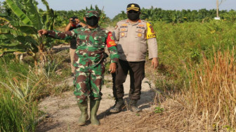 Kapolres Tanjab Timur Apresiasi Pelaksanaan TMMD Kodim Tanjab Ditengah Pandemi Covid -19