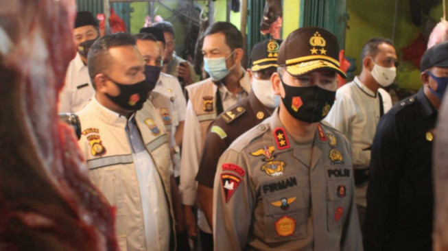 Cek Harga Pasar Jelang Idul Adha, Kapolda Jambi : Jangan Menimbun Barang