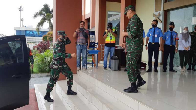 Danrem 042/Gapu Sambut Kunjungan Tim Wasev TMMD 108 Kodim Tanjab