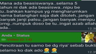 Heboh Chating Pimpinan Perguruan Tinggi