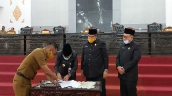 Sembilan Fraksi DPRD Merangin Setujui LKPJ Bupati 2019