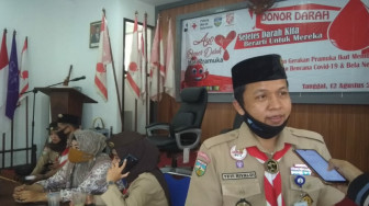 Sambut Hari Pramuka ke 59, Kwarda Jambi Gelar Donor Darah