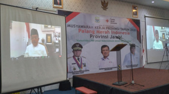 Ketua Umum PMI Jusuf Kalla Buka Musyawarah Kerja PMI Jambi 2020 Secara Virtual