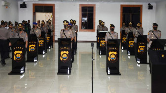 Tiga Pejabat Utama Polda Jambi dan Enam Kapolres Dimutasi
