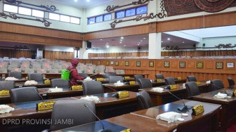 Gelar Sidang Paripurna HUT RI, DPRD Provinsi Jambi Terapkan Protokol Kesehatan