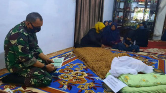 Danrem Gapu Takziah ke Rumah Duka Isteri Tokoh Pers yang Mininggal Dunia