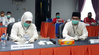 YA-MAHA Kandidat Pertama Lakukan Pendaftaran Calon Bupati Batanghari