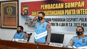 Kapolda Jambi Pimpinan Pembacaan Pakta Integritas