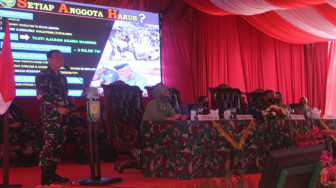 Pangdam II/Sriwijaya Kunjungi Kodim 0420/Sarko, Ini Pesannya Kepada Prajurit