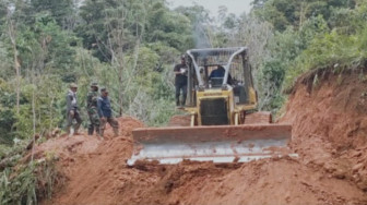 Pra TMMD ke-109 Kodim Kerinci Buka Akses Jalan