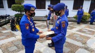 Ditpolairud Polda Jambi Gelar Upacara Sertifikasi Selam