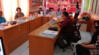 Dandim Sarko Ikuti Vidcon Bersama Menko Polhukam Bahas Penegakan Hukum Pilkada Serentak di Masa Pandemi Covid 19