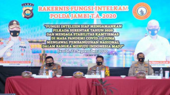 Kapolda Jambi Pimpin Rakernis Fungsi Intelijen