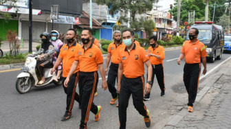 Kapolda Jambi Ajak Jajarannya Olahraga Jalan Santai