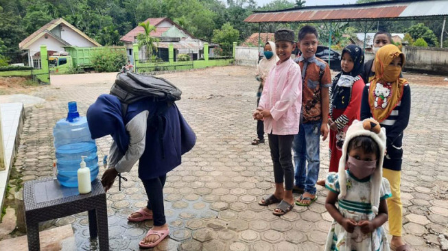 Terapkan Program Brain, Satbrimob Polda Jambi Sediakan Tempat Belajar dan Wifi Gratis