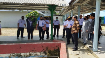 Dewan Minta Drainase Lapas Jambi Segera Diselesaikan