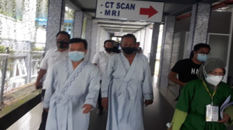 Haris – Sani Jalani Tes Kesehatan di RSUD Raden Mattaher