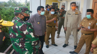 Restuardy Daud Tinjau Kesiapan Asrama BPSDM Dijadikan Rumah Isolasi Pasien Covid-19