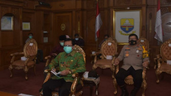 Wakapolda Jambi Ikuti Rakor, Bahas Penanganan Protokol Kesehatan Saat Pilkada Serentak 2020