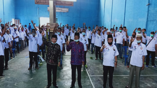 Turun Gunung, Nalim Hadiri Pengukuhan Tim Relawan Haris - Sani