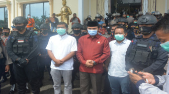 Aksi PMII Bentrok, Edi Purwanto : Mereka Minta Hadirkan Pjs Gubernur