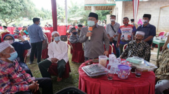 Serap Aspirasi Masyarakat, Cagub Petahana Fachrori Umar Sambangi Desa Betung Bedarah