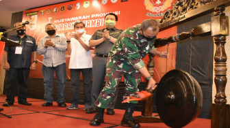 Danrem 042 Gapu Buka Musprov Perbakin Jambi