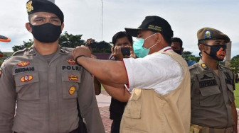 Wabup Hilallatil Badri Pimpin Apel Gabungan Siaga Karhutla