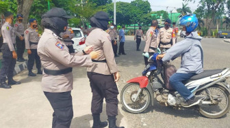 Polda Jambi Gelar Operasi Yustisi Pendisiplinan Protokol Kesehatan