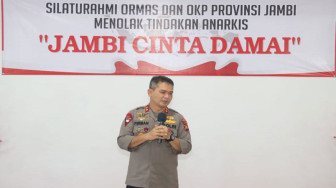 Kapolda Jambi Silaturrahmi dengan Pengurus Ormas dan OKP