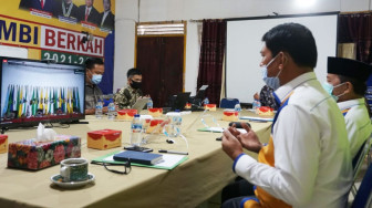 Fachrori - Syafril Ikut Wabiner Nasional Pilkada Berintegritas 2020