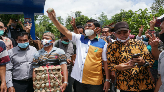 Syafril Apresiasi Peternak Itik, untuk Meningkatkan Ekonomi Masyarakat, Sesuai Visi Jambi Berkah