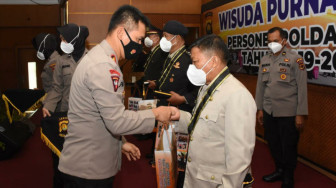 Kapolda Wisuda Purna Bhakti Personel Polri
