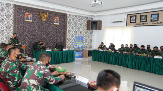 Korem 042/Gapu Terima Taklimat Awal Tim Wasum Itdam II/Swj