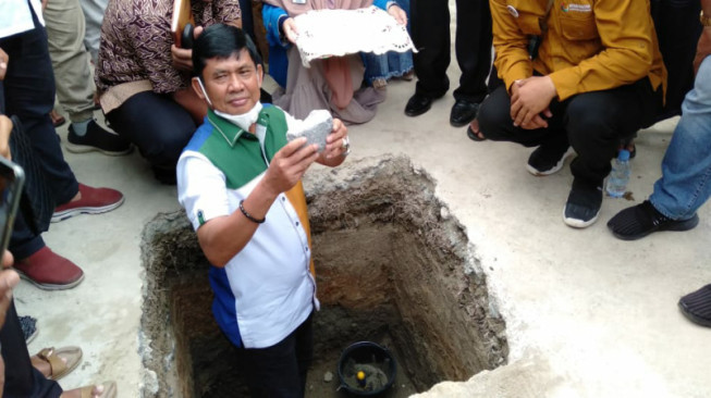Syafril Nursal Letakkan Batu Pertama Pembangunan Masjid Jami An-Nur
