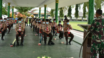 Danrem 042/Gapu Beri Pembekalan Kepada Duta Bela Negara Kwartir Daerah Gerakan Pramuka Jambi