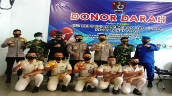 HUT ke-70 Polairud Polda Jambi, Kapolda Ikut Donor Darah