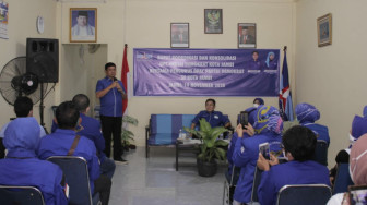 Syafril Nursal Hadir dalam Pertemuan DPC Demokrat Kota Jambi