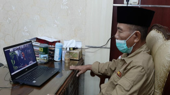 Plt Bupati Merangin Ikuti Vidcom Penyerahan DIPA dan TKDD 2021