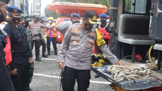 Polres Merangin Gelar Apel Peralatan Antisipasi Bencana Banjir dan Longsor