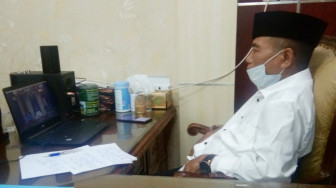 Mashuri Laporkan Kondisi Merangin Terkini ke Pjs Gubernur Jambi