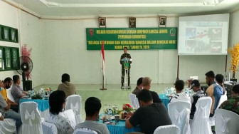 Kodim 0420/Sarko Gelar Komsos dengan Komponen Bangsa Lainnya